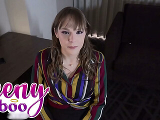 Rebecca Vanguard Works Bosses Cock For Creampie
