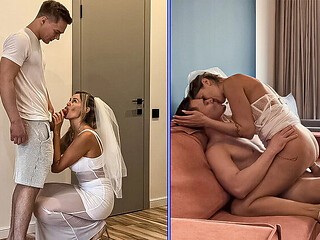 Rough Bride Cheating: Massive Cock Deep Throat & Cum In Mouth