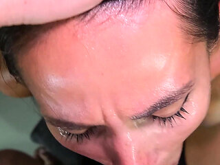 Hardest Throat Fuck with Gagging, Spitting and Humilation