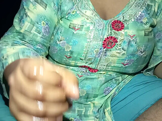 Bangladeshi bhabi handjob big cock