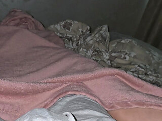 Step mom hand slip under step son underwear handjob his dick