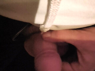 I caress myself at the office