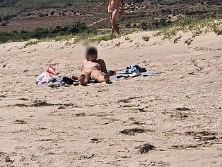 On the Beach a Stranger Masturbates While Looking at Me