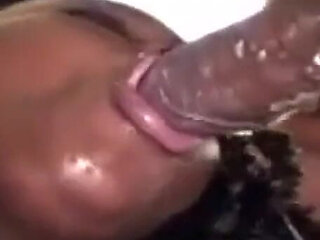 Thick Slut Enjoys 2 Cocks