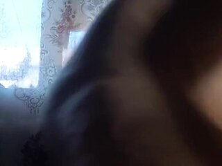 She Rubs Her Pussy on My Big Ass and Cums Lesbian Illusion
