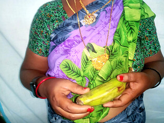 Indian Kerala stepmom step stepson banana sex