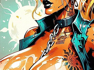 Slut Police Woman Hard Sex, Curvy Woman with Big Tits Sucking Big Dick, Slave Woman,bdsm