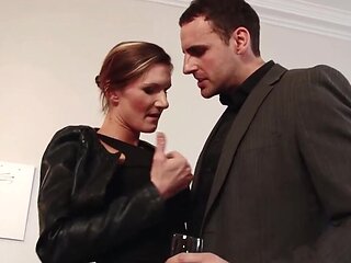 Classy looking momma gets fucked by his big boner too