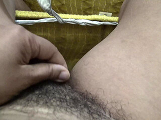 REAL VOYEUR: perverted stepmother masturbates while watching her stepson shower