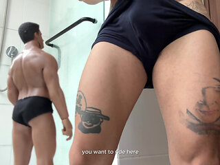 Domination of a Small Human by the Giant Demon Macabreink