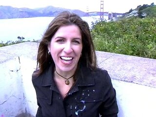 Amateur chubby brunette POV fuck and facial