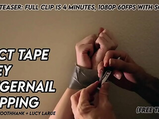 Duct Tape Prey Fingernail Clipping