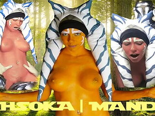 Ahsoka Tano & Mandalorian Parody Cosplay