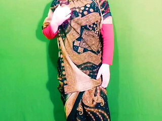Indian housewife gets naughty in the village