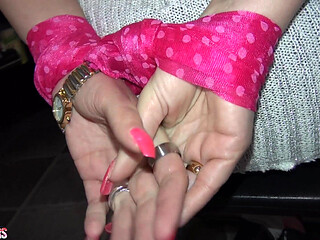 Bondage with Silk Scarves