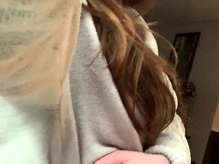Curly Blonde Teen Records Solo Dildo Masturbation More at