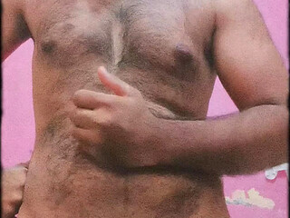 Hunk male masturbate and play with dick and fuck his sister in law on video call