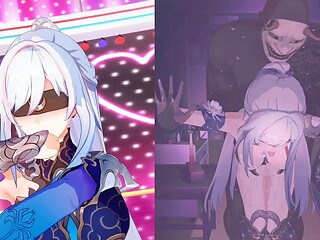 Honkai Star Rail Jing Liu Hentai Undress Sex and Dance MMD 3D (CLIP)