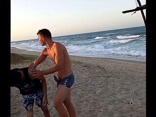 METI COM AREIA E TUDO NO MLK NA PRAIA