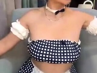 Cumshot amateur MILF suck and jerks dude in the bedroom