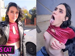 Cum on Me Like a Pornstar - Public Agent Pickup Student on the Street and Fucked