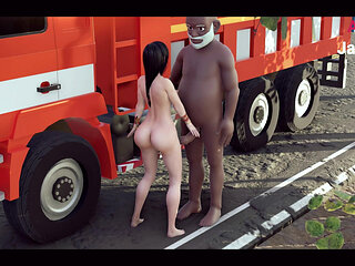 Indian Truck Driver Fucked a Lady in Outdoor Hardcore
