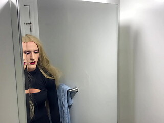 Sexy Blonde Drag Transformation