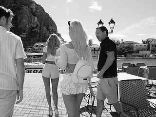Tantalizing Tourists Chapter 2: Bi Blondes Candee Licious And Shalina Devine Initiate A DP Gangbang GP3198