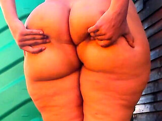 Most Extremely Close-up Outdoor Ass Spread Open