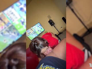 Amateur College Girl Fucks While Watching Football - Chloe Amour