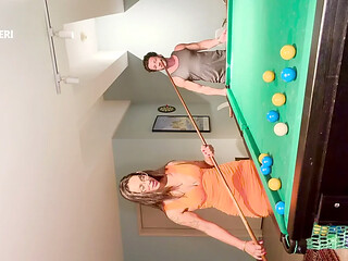 I WENT TO TEACH MY STEPDAUGHTER TO PLAY POOL, I THINK I'M IN LOVE WITH HER NOW