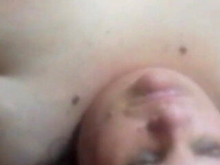 Bww Wife Jack Me off and Cum on Her Massive Huge Boobs