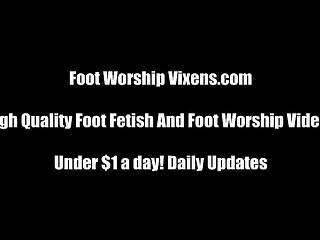 Its time for a on girl foot fetish fun