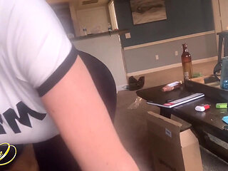 Neighbors Watched Me Suck off a Ripped Bwc Muscle God