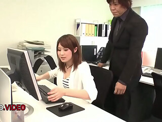 Yumi Maeda'_s Explosive Office Encounter with Naughty Boss and Unforgettable Sex Acts