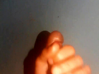A very hot, sweet cock ejaculating thick, creamy cum.