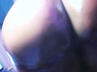 BBW Dildo Squirt and Farting on Table