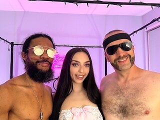 Scarlett Rosewood's First MMF Threesome (Backstage Ass)