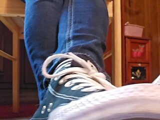 Get Down and Clean My Converse