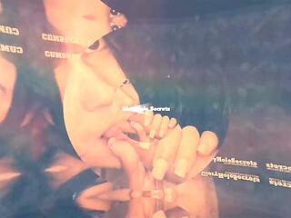 Hot Busty Babe Gets Cum In Her Mouth At The Gloryhole