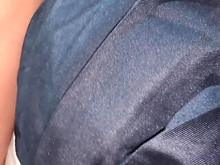 I fuck my stepsister before going to college. She finds me masturbating and tells me not to fuck her in the ass.
