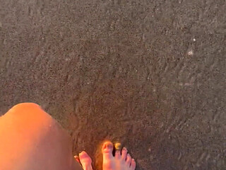 Walking on the Beach