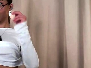 Sexy teen ebony solo toy masturbation