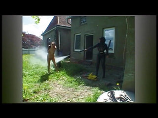 Amateur Bondage with Slave Mature Woman Tied up by Master