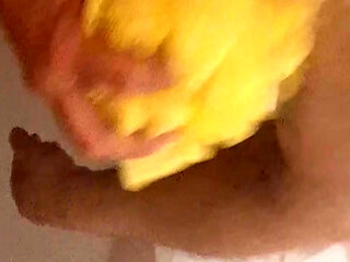 In the shower