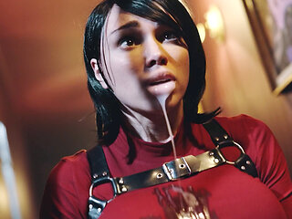 Resident Evil Parody - Ada Wong All The Way Through Bursting with CUM