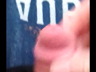 Jerking my tiny white dick