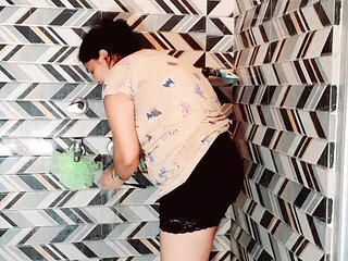 Puja Bhabhi Bathroom Scene Desi Wife