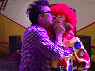 Circus Clown BBW Double Penetration Wild Ride