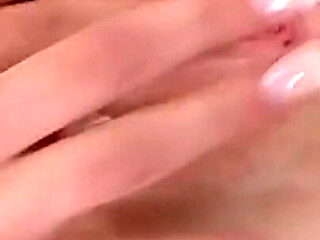 Slutty Brunette Hard Fingering to Orgasm Her Wet Hot Big Clit Pussy Vol 13